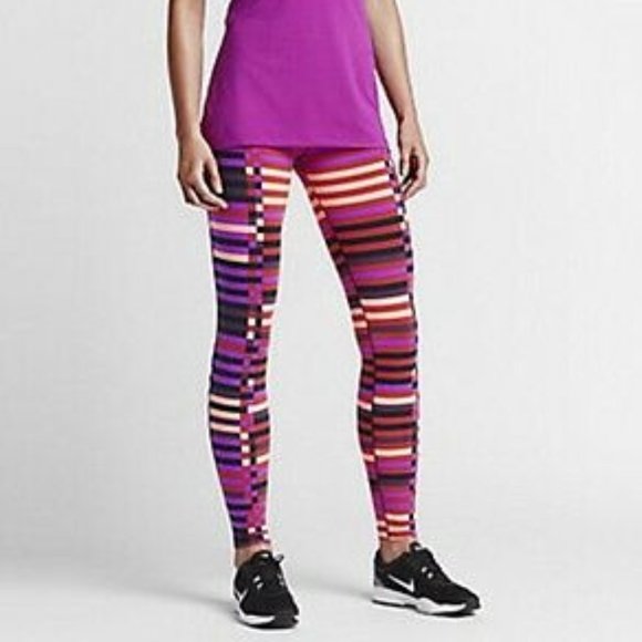 Nike Pants - NIKE WOMENS LEGENDARY LATTICE TIGHTS SZ L
